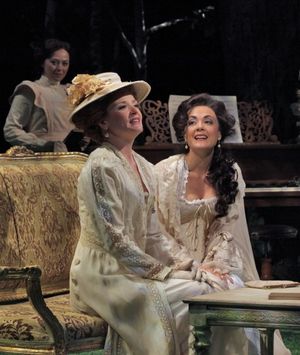 (L to R) Candra Savage as Petra, Erin Holland as Countess Charlotte Malcolm, and Amanda Squitieri as Anne Egerman @ BroadwayWorld (L to R) Candra Savage as Petra, Erin Holland as Countess Charlotte Malcolm, and Aman Photo